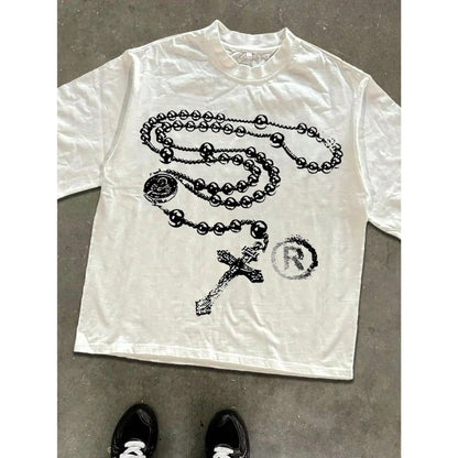 High - Street Religious - Themed Tee With 'We Are Creations Of God' Slogan Printed T-Shirts, T Shirt Unisex T-Shirts