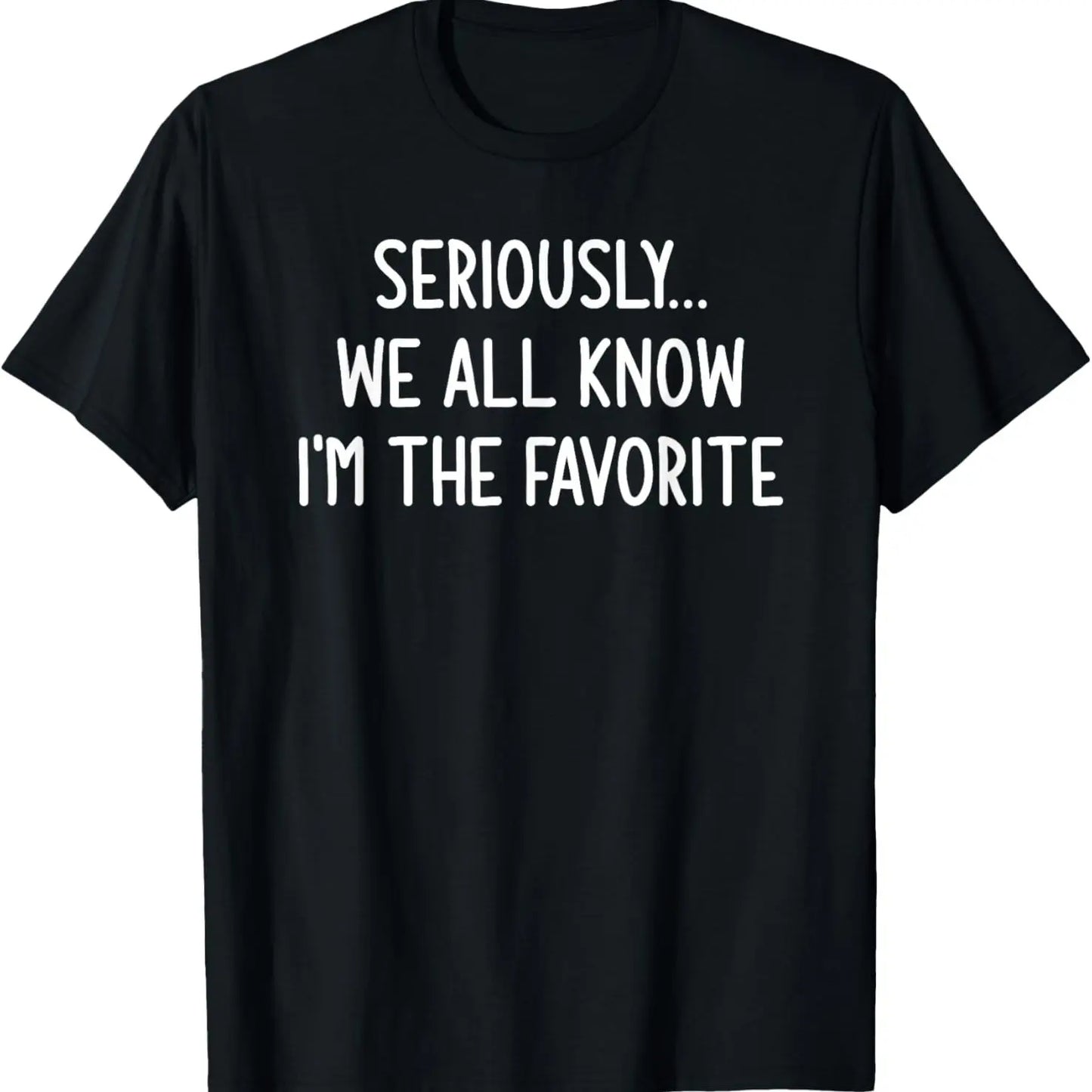 Funny Moms Favorite Son Daughter I'm Mom's Favorite T-Shirt Golf Gift T-Shirt For Men and Women
