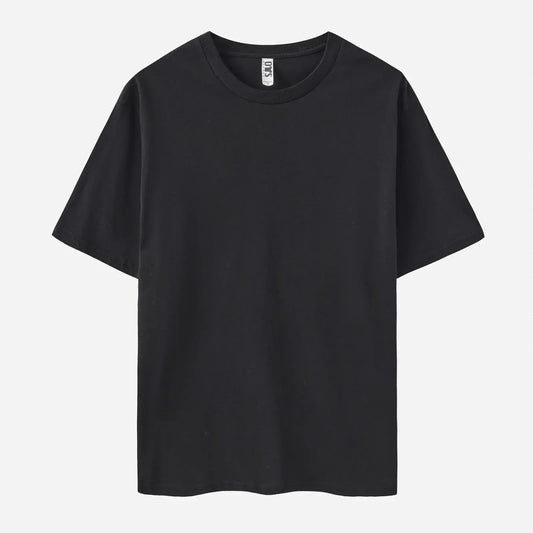 T-shirt Classic black and white combination Unisex | Soft and comfortable Solid color Crew neck Short sleeve Everyday wear Regular fit Northwest style 2026 Spring men's and women's clothing