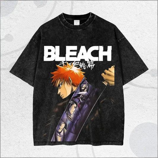 Vintage Washed Shirt | Retro 2Character Graphic
