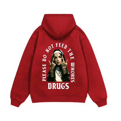 NUN PLEASE DO NO FEED THE WHO$ES DGS shirt - hodiee sweater men and women, Classic Fashion, Fits Every Occasion, Full Size Cotton Fabric