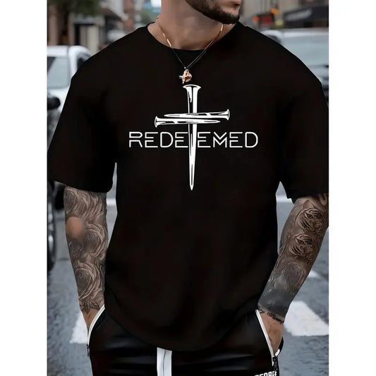 Golf Gift T-Shirt For Men and Women Fashion• cross mens casual t shirt cotton fabric comfortable and breathable suitable for daily outdoor wear white