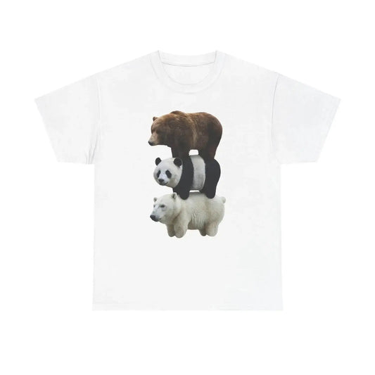 We Bears Realistic Tshirt, 100%25 Cotton Animal Shirt