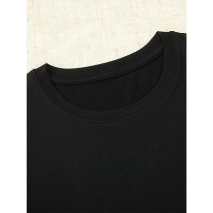 Men's Navy Blue Graphic Tee with Vibrant Headphone Print - ,Casual & Trendy, Short Sleeve Crew Neck T-Shirt, Machine Washable for Summer Fashion, Street Fashion Tee |   Graphic Print Shirt |   Durable Casualwear
