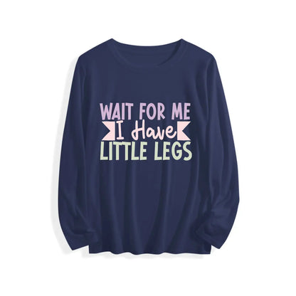 Men's Wait for Me I Have Little Legs Funny Sarcasm T-Shirt - Ultra Soft Cotton, Breathable & Moisture Wicking, Comfort Fit Crew Neck Tee - Ideal Gift for Patient Men, Breathable Comfort Top