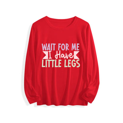 Men's Wait for Me I Have Little Legs Funny Sarcasm T-Shirt - Ultra Soft Cotton, Breathable & Moisture Wicking, Comfort Fit Crew Neck Tee - Ideal Gift for Patient Men, Breathable Comfort Top