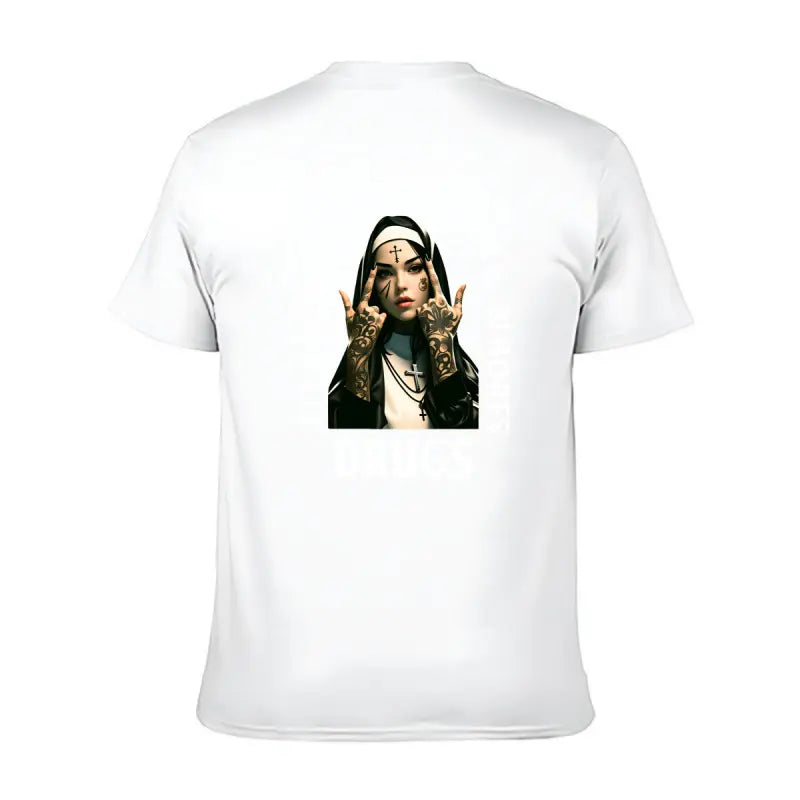 NUN PLEASE DO NO FEED THE WHO$ES DGS shirt - hodiee sweater men and women, Classic Fashion, Fits Every Occasion, Full Size Cotton Fabric