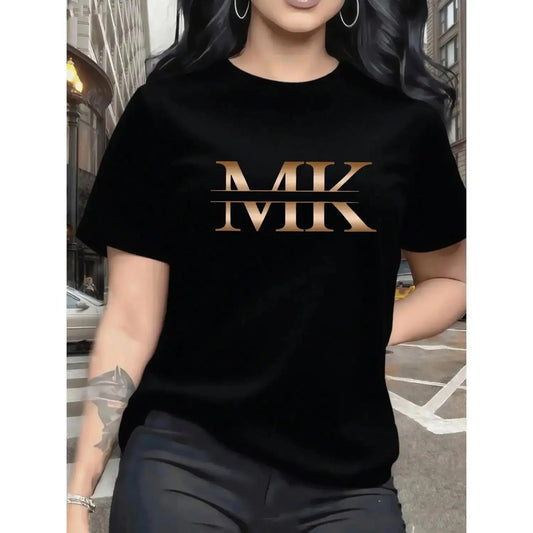 Stylish Vibrant Women S Cotton Short Sleeve Graphic TShirt For Casual Daily Wear And Fashion Forward Style Statements