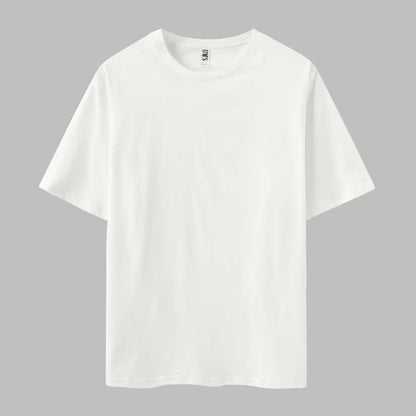 T-shirt Classic black and white combination Unisex | Soft and comfortable Solid color Crew neck Short sleeve Everyday wear Regular fit Northwest style 2026 Spring men's and women's clothing