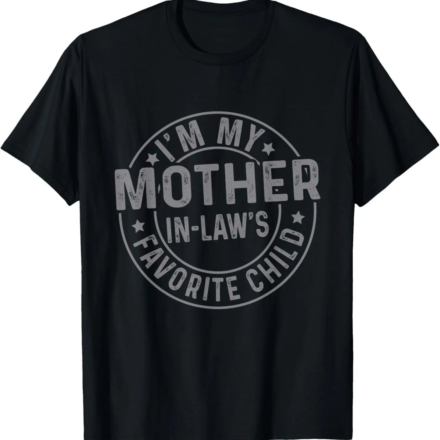Funny Moms Favorite Son Daughter I'm Mom's Favorite T-Shirt Golf Gift T-Shirt For Men and Women