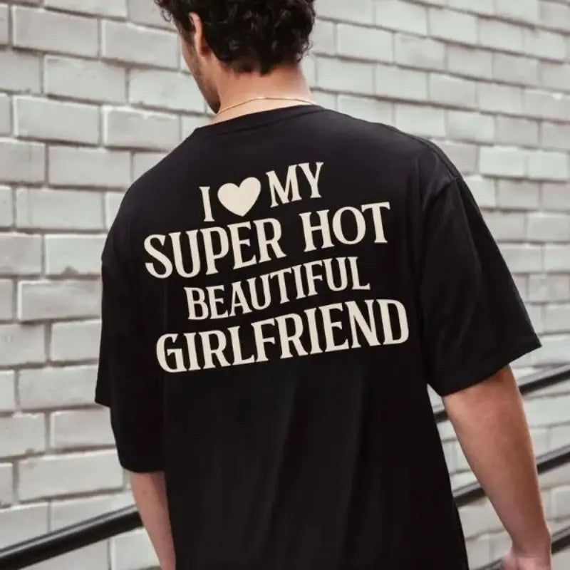 I Love My Girlfriend Shirt, Funny Boyfriend Gift, I Heart My Girlfriend Shirts, Valentine Shirt Gift, Hot Girlfriend TShirt.