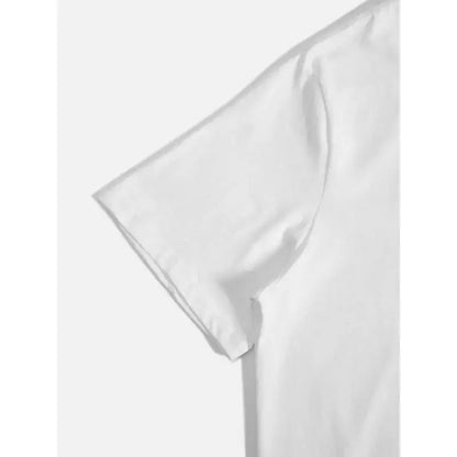 T-shirt Classic black and white combination Unisex | Soft and comfortable Solid color Crew neck Short sleeve Everyday wear Regular fit Northwest style 2026 Spring men's and women's clothing